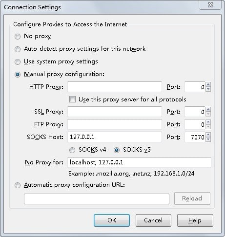 firefox ssh socks 5 127.0.0.1